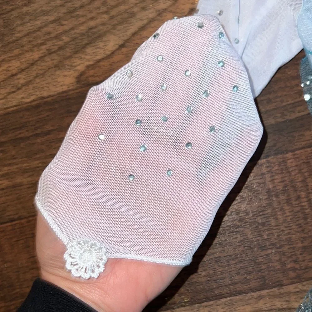 Sparkling Blue Princess Costume for Kids